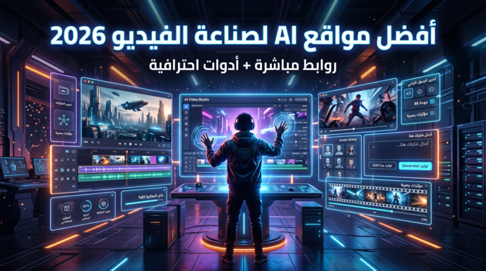 مواقع ذكاء اصطناعي لصناعة الفيديو